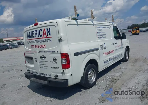 2015 Nissan Nv Cargo Nv1500 S V6 from USA, damaged, VIN 1N6BF0KL9FN806040